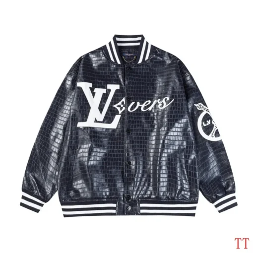 LV Jacket Black Crocodile