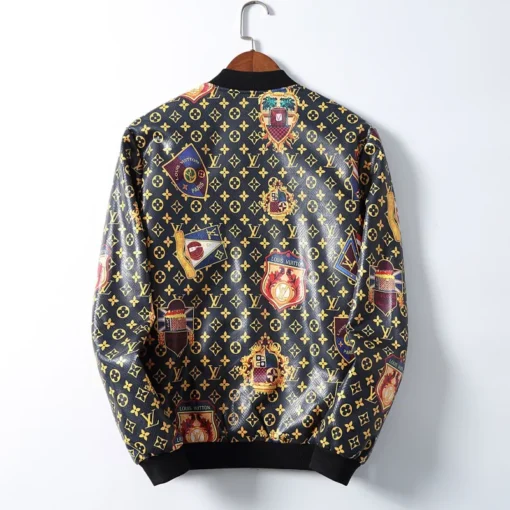 LV Jacket Black And Yellow