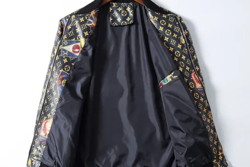 LV Jacket Black And Yellow