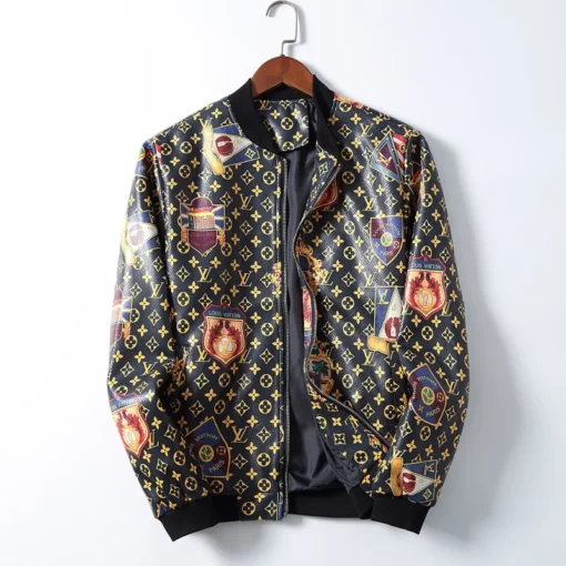 LV Jacket Black And Yellow