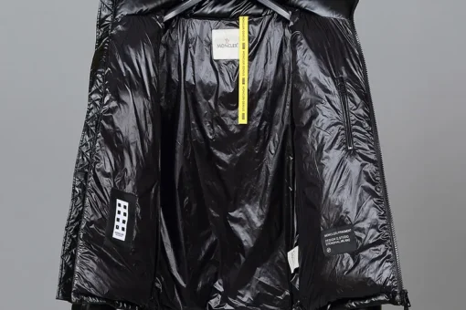 Moncler Jacket Black Glossy