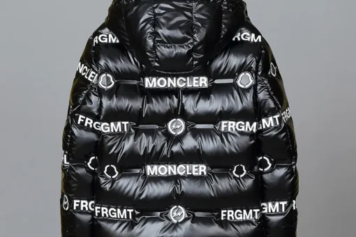 Moncler Jacket Black Glossy