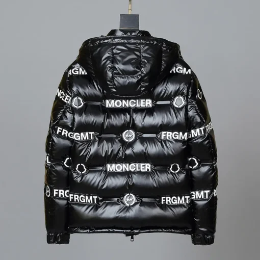 Moncler Jacket Black Glossy