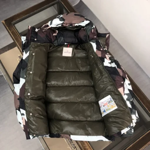 Moncler Jacket Black White Mix