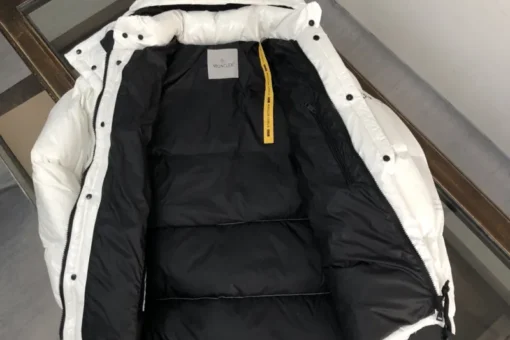 Moncler Jacket White And Black