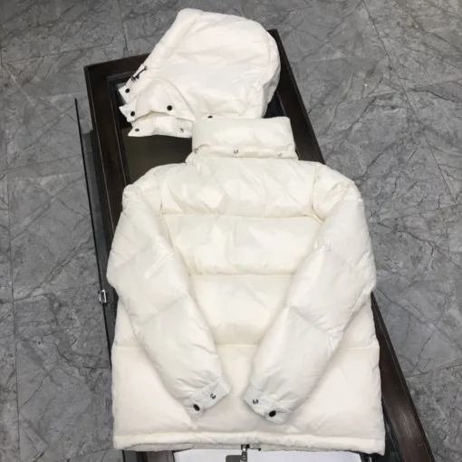 Moncler Jacket White And Cream