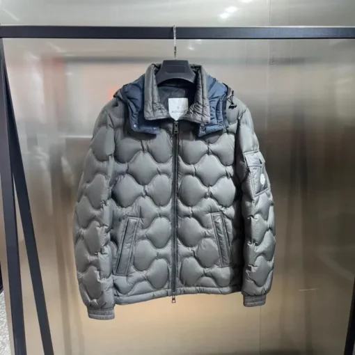 Moncler Jacket Charcoal And Navi Blue