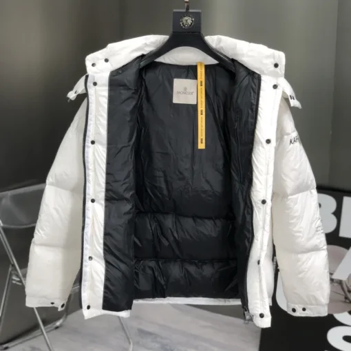 Moncler Jacket White And Black