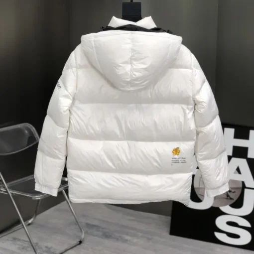 Moncler Jacket White And Black