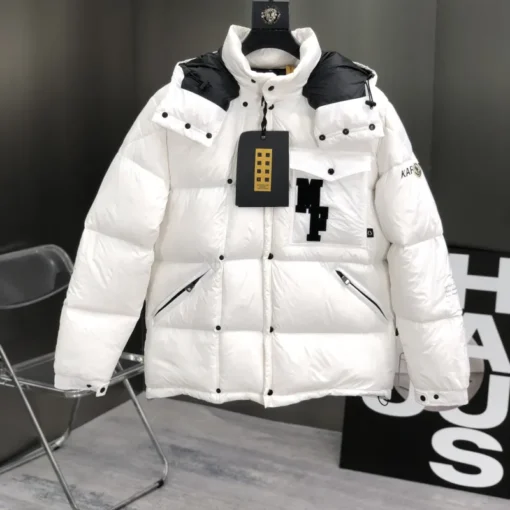 Moncler Jacket White And Black