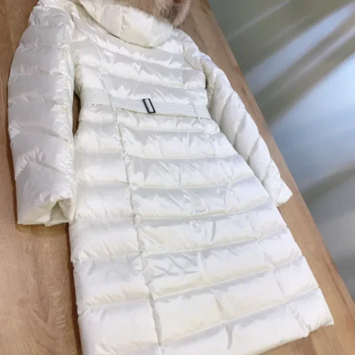 Moncler Jacket White And Beige