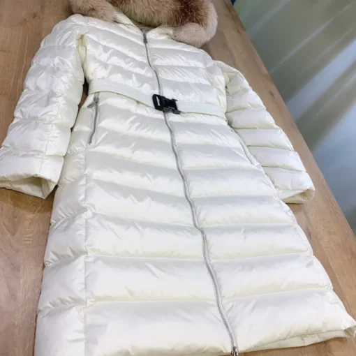 Moncler Jacket White And Beige