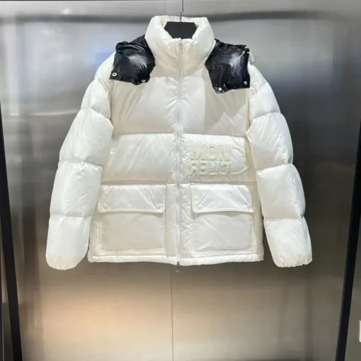 Moncler Jacket White And Black