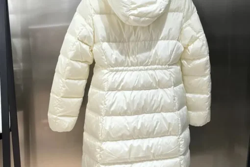 Moncler Long Jacket White