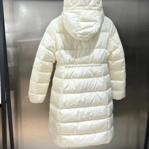 Moncler Long Jacket White