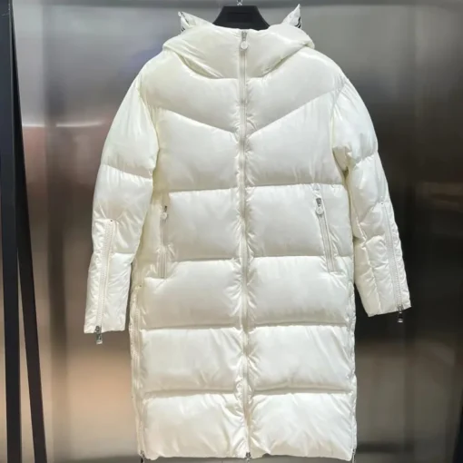 Moncler Jacket White Long