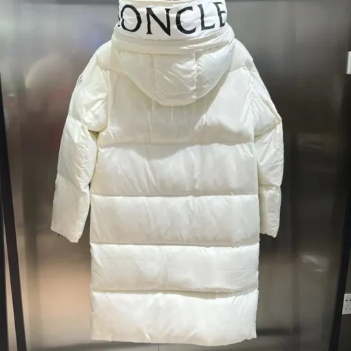 Moncler Jacket White Long - Image 2