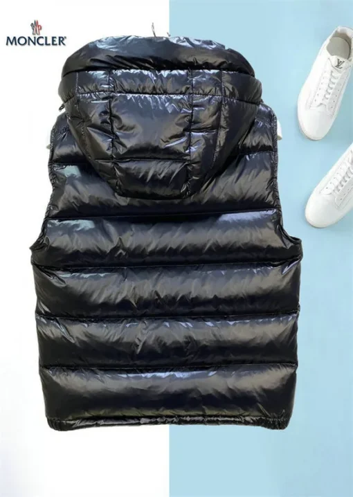 Moncler Gilet Black Glossy - Image 2