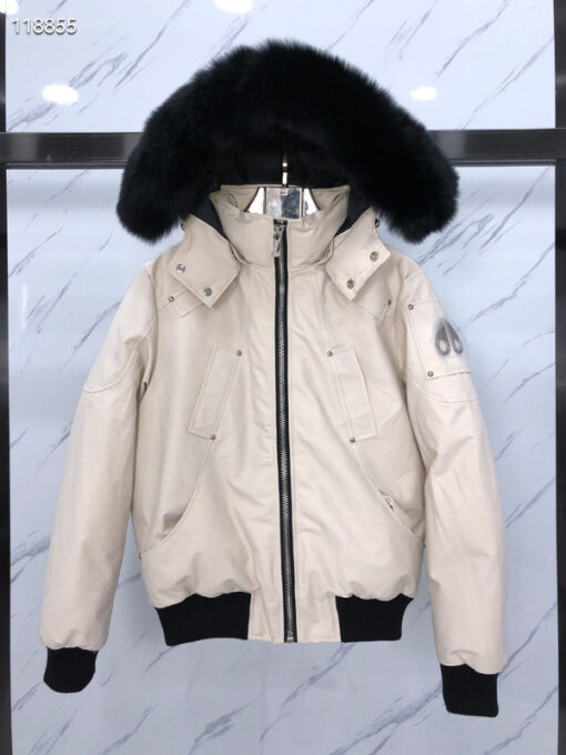 Moose Knuckles jacket Cream And Black