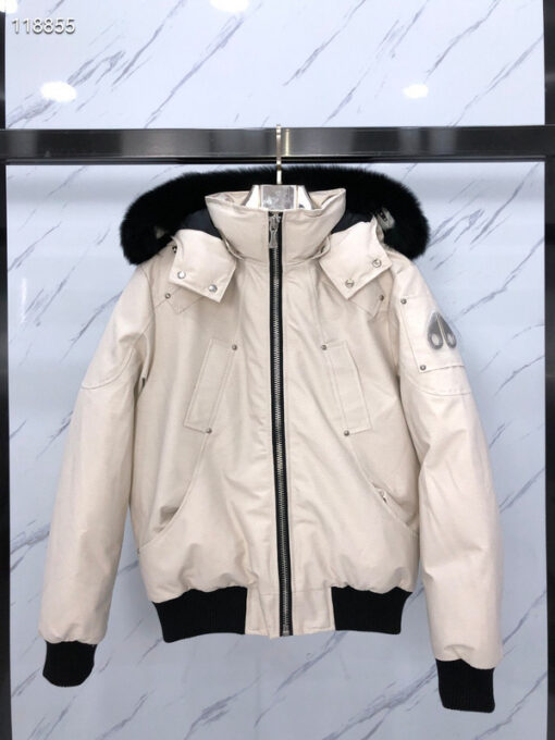 Moose Knuckles jacket Cream And Black