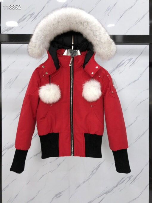 Moose Knuckles jacket Red Black And White