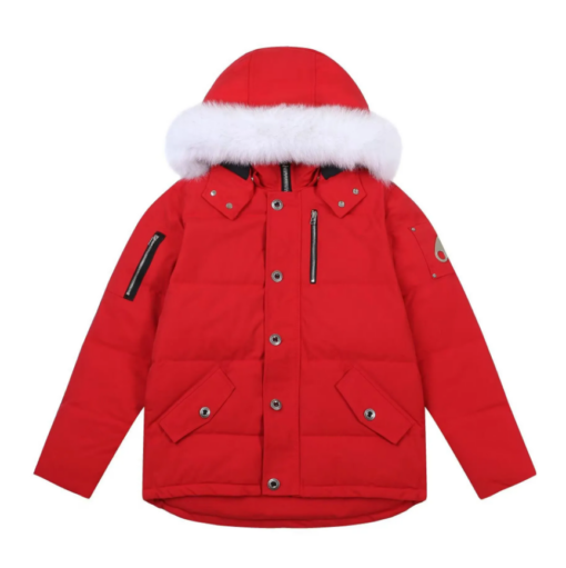 Moose Knuckles jacket Red And White