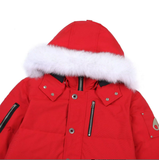 Moose Knuckles jacket Red And White