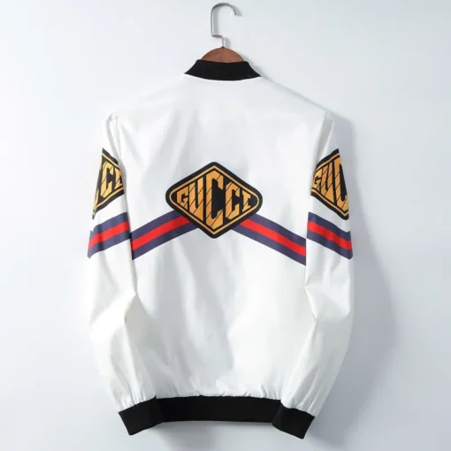 GG Jacket White And Border