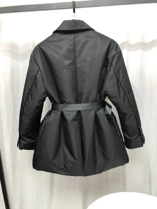 Prada Black Down Coats Jackets