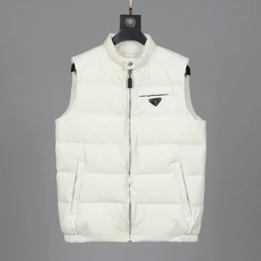 Prada Down Vest Jacket White