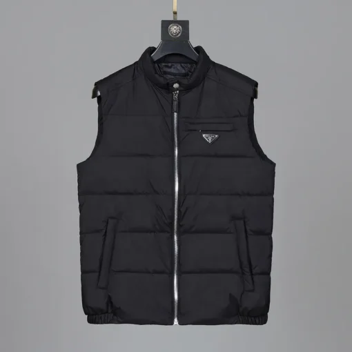 Prada Down Vest Jacket Black