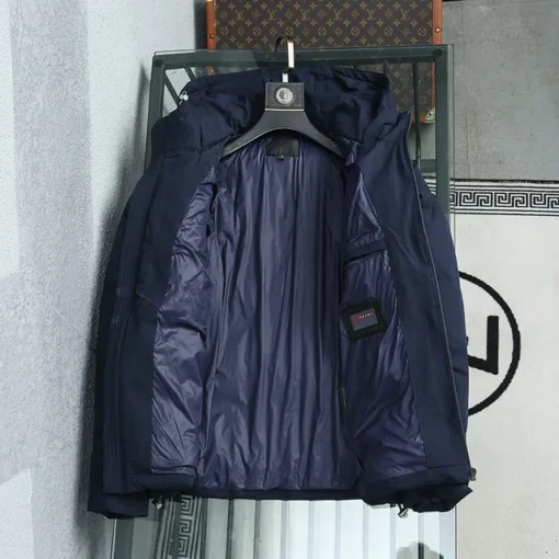 Prada Jacket Navy Blue - Image 2