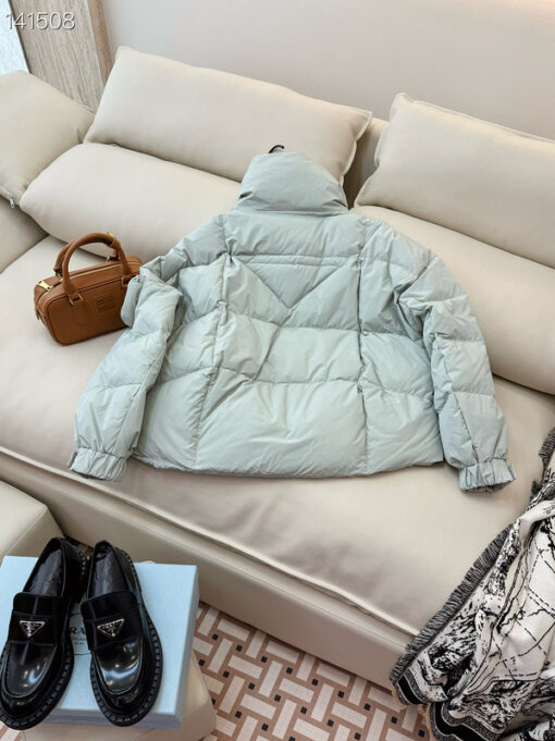 Prada Down Jacket Alice Blue