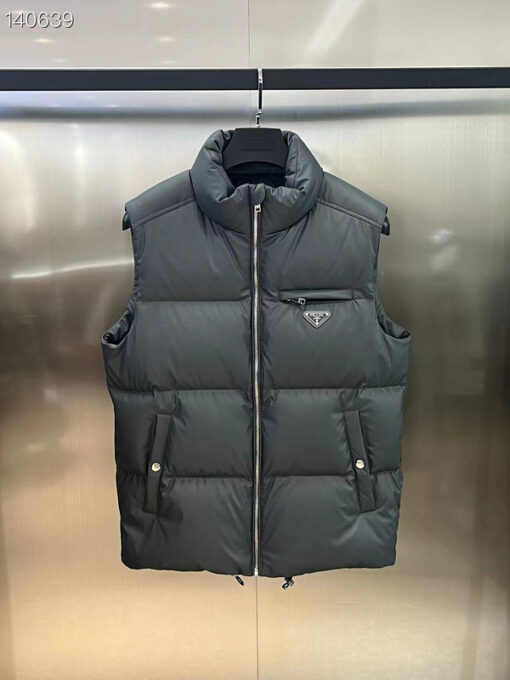 Prada Down Vest Navi Blue