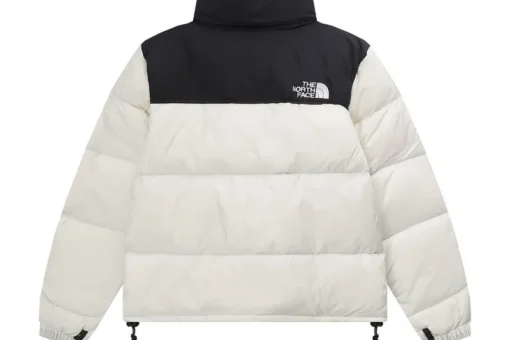 North Face Down Jacket White And Black