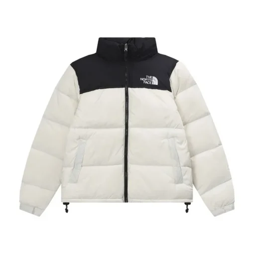 North Face Down Jacket White And Black