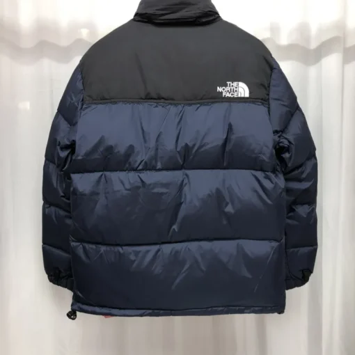 North Face Down Jacket Navi Blue And Black