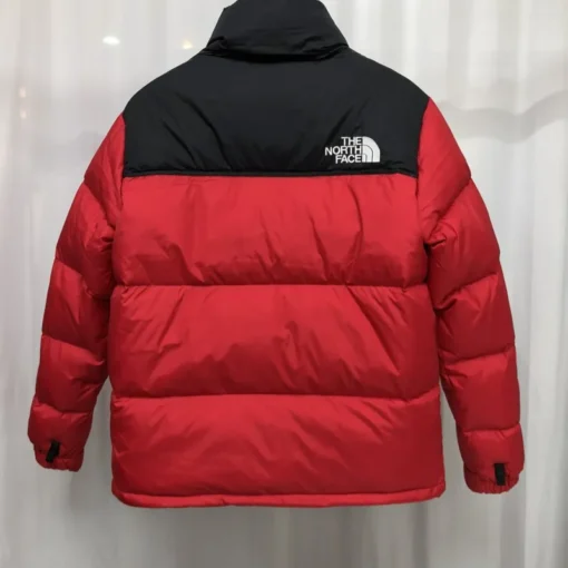 North Face Down Jacket Black And Red