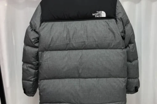 North Face Down Jacket Gray And Black