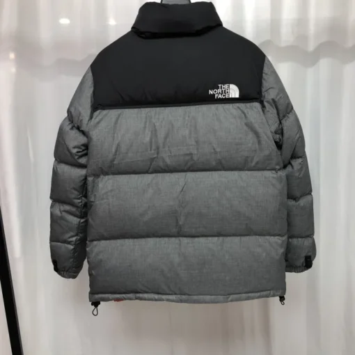 North Face Down Jacket Gray And Black