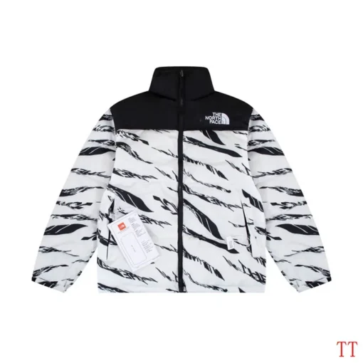 North Face Down Jacket White And Balck