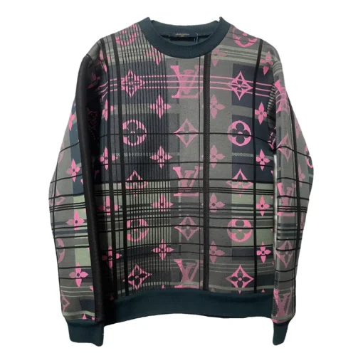 LV Sweater Gray Pink