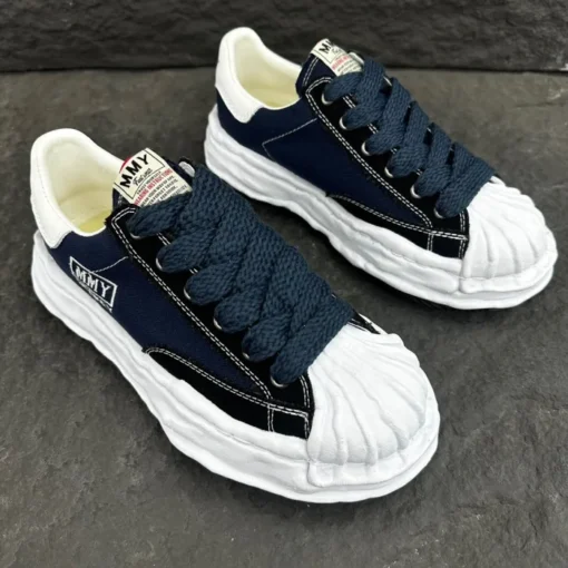 Aison Mihara Yasuhiro MMY Blakey Sneaker Navy Blue Black