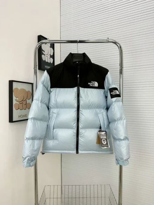 The North Face 1996 Men Women Winter Jacket Baby Blue Black