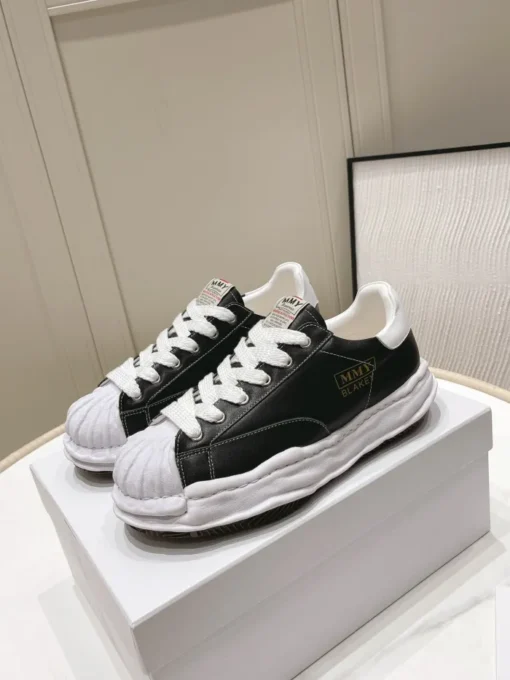 Aison Mihara Yasuhiro MMY Blakey Sneaker Black Leather - Image 2