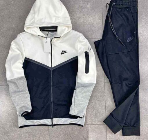 Nike Tech Fleece Set White Blue