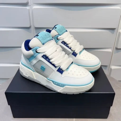 Amiri MA-1 Bread Sneaker White Baby Blue