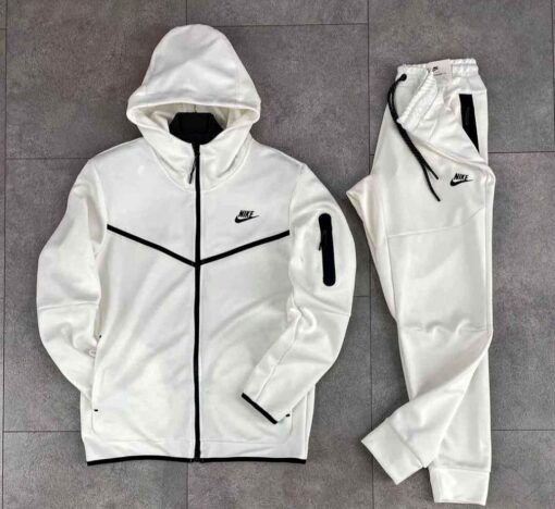 Nike Tech Fleece Set White