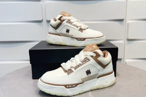 Amiri MA-1 Bread Sneaker White Brown