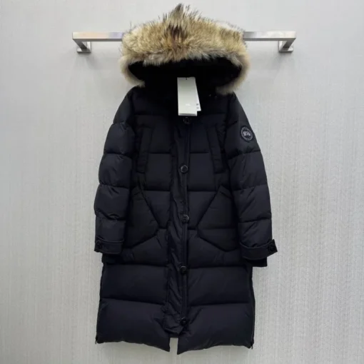 Canada Goose New Women Long Winter Jacket Black